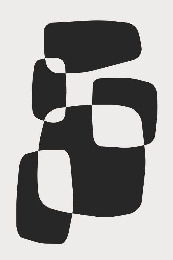 Schwarzes und weißes Bild von Quadraten Schwarzes und weißes Bild von Quadraten