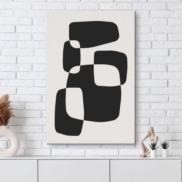 Schwarzes und weißes Bild von Quadraten Schwarzes und weißes Bild von Quadraten