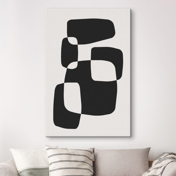 Schwarzes und weißes Bild von Quadraten Schwarzes und weißes Bild von Quadraten