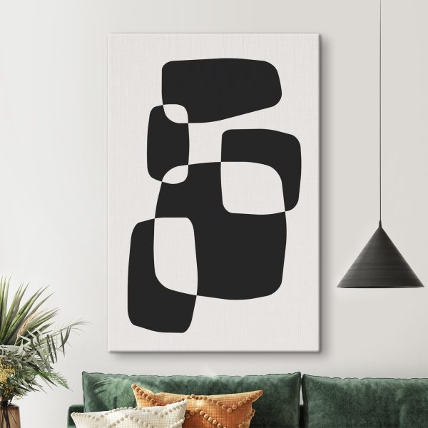 Schwarzes und weißes Bild von Quadraten Schwarzes und weißes Bild von Quadraten