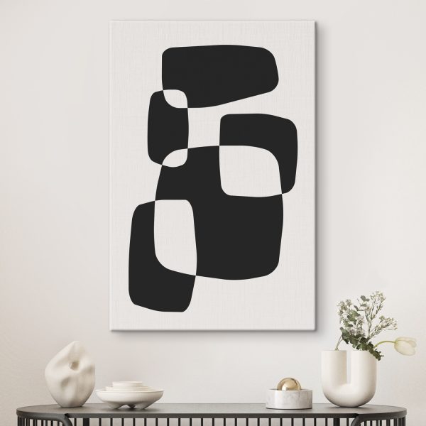 Schwarzes und weißes Bild von Quadraten Schwarzes und weißes Bild von Quadraten