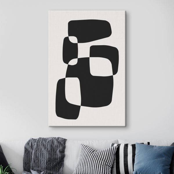 Schwarzes und weißes Bild von Quadraten Schwarzes und weißes Bild von Quadraten