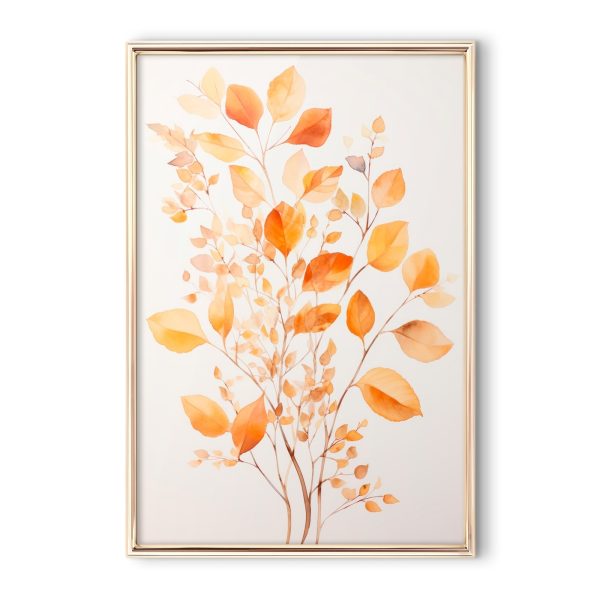 Watercolor painting of leaves Watercolor painting of leaves