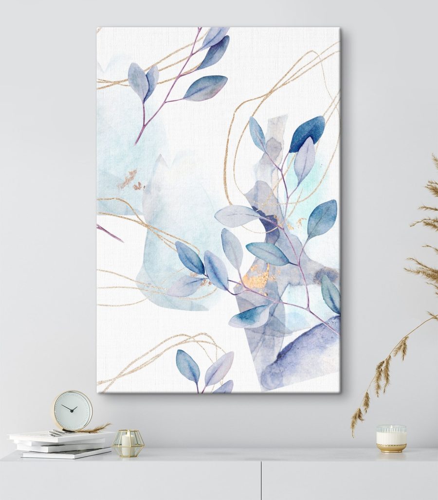 Eleganz in Aquarell und Blättern
