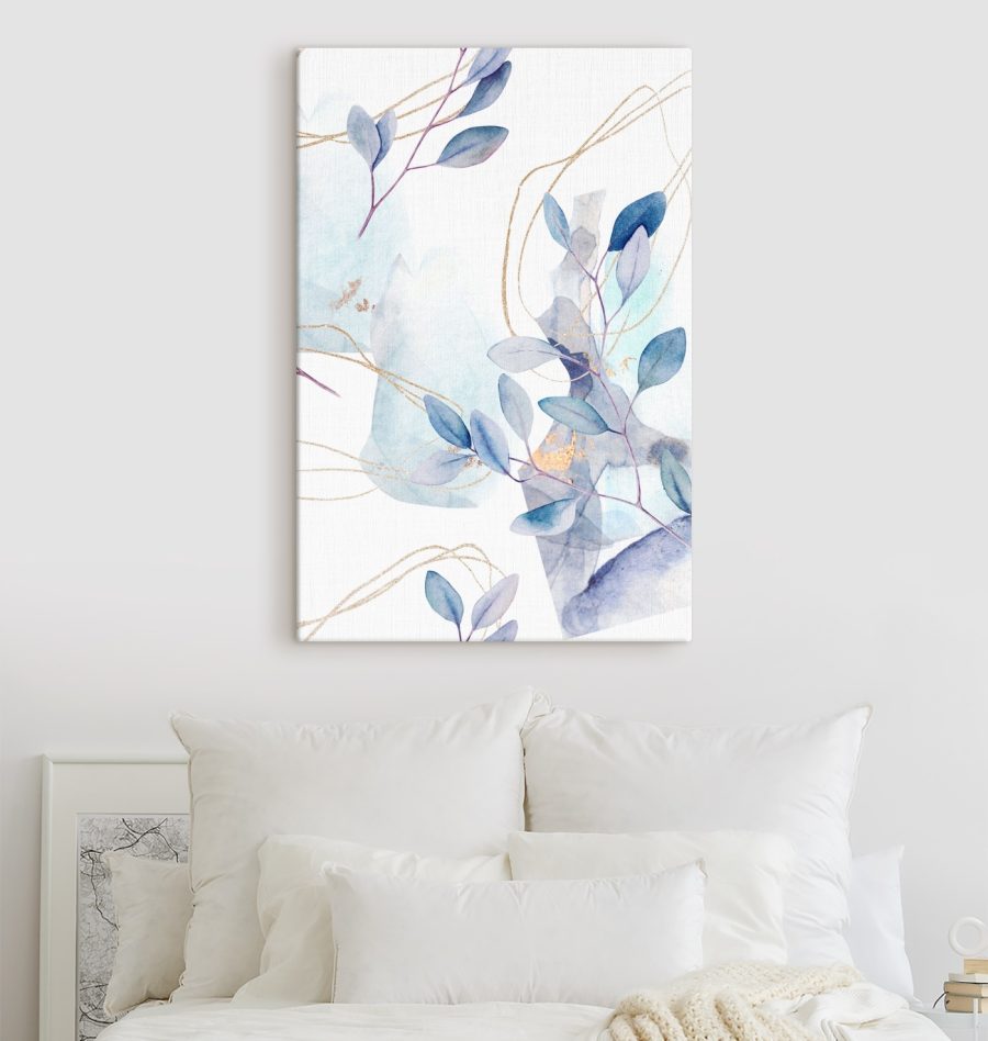 Eleganz in Aquarell und Blättern