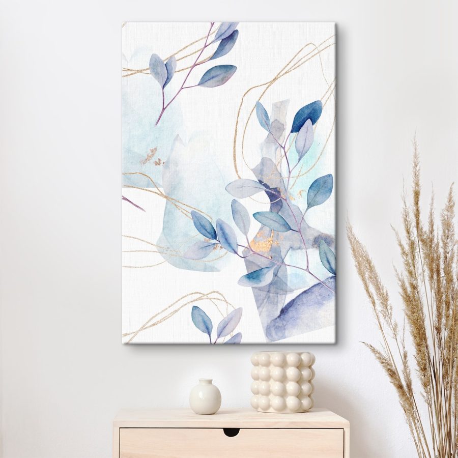 Eleganz in Aquarell und Blättern