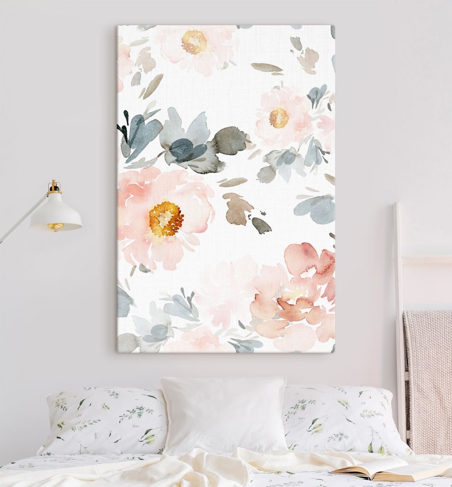 Aquarellmalerei von Blumen