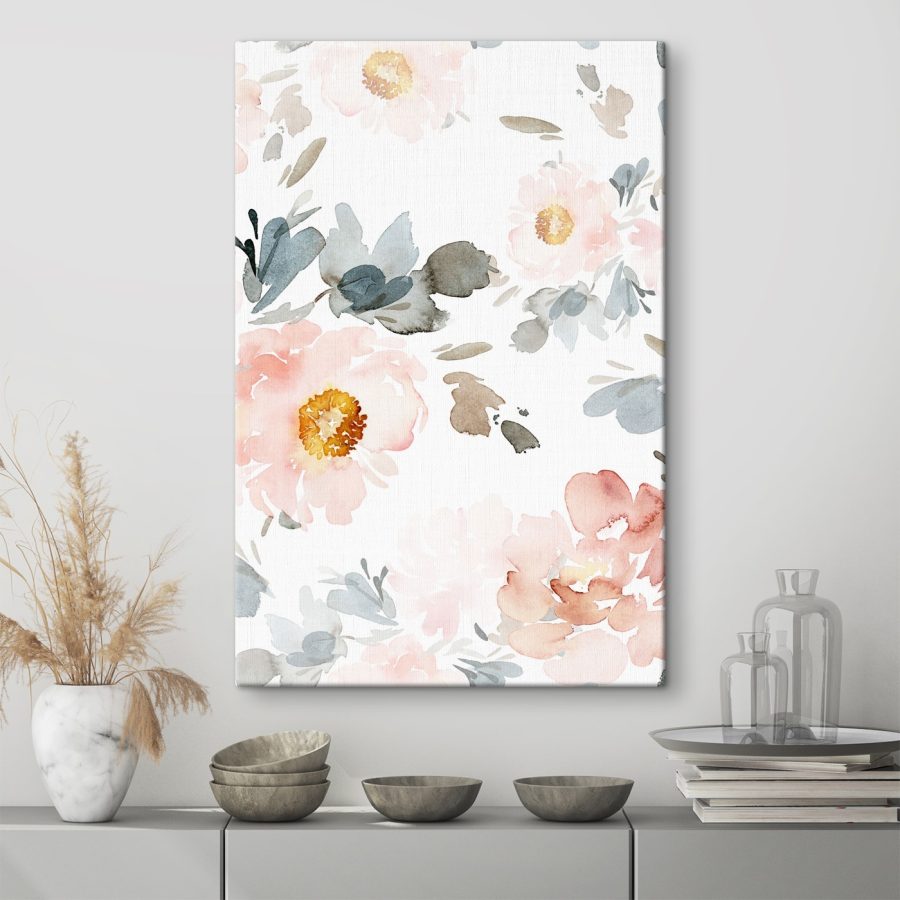 Aquarellmalerei von Blumen
