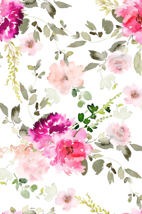 Canvas prints Watercolor painting of flowers Canvas prints Watercolor painting of flowers