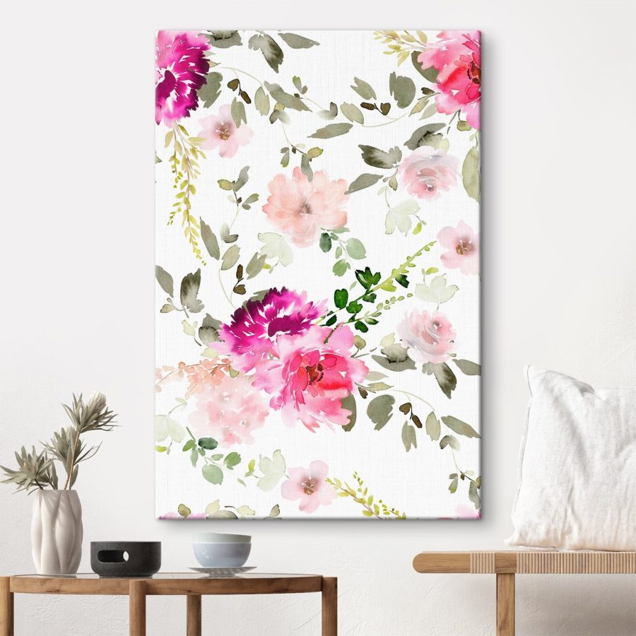 Canvas prints Watercolor painting of flowers