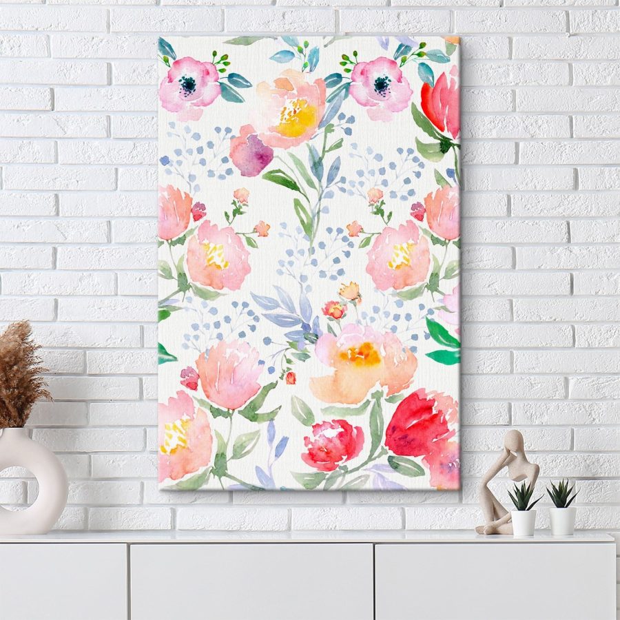 Aquarellmalerei von Blumen