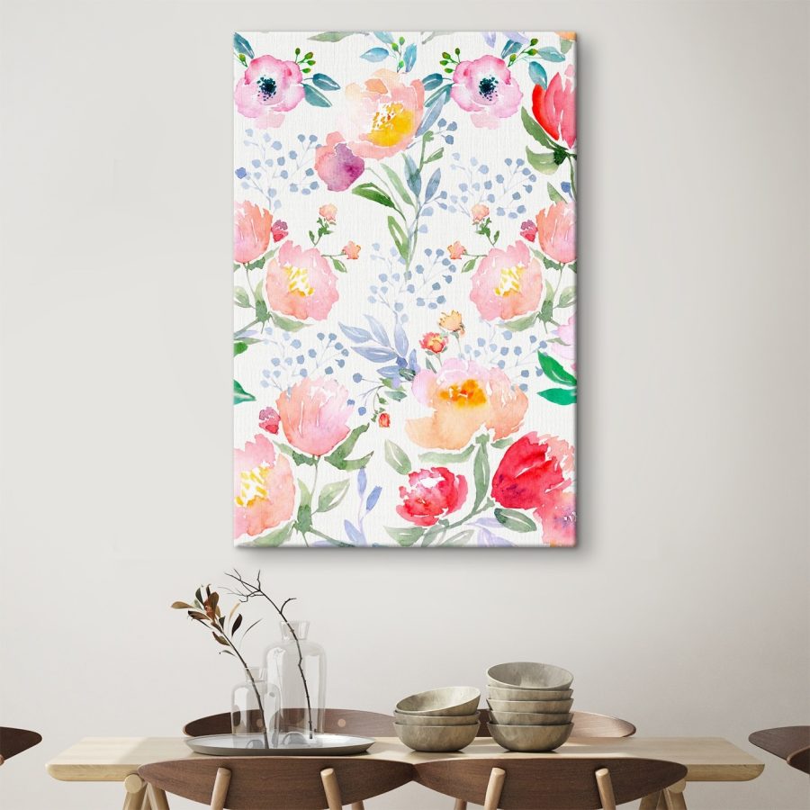 Aquarellmalerei von Blumen