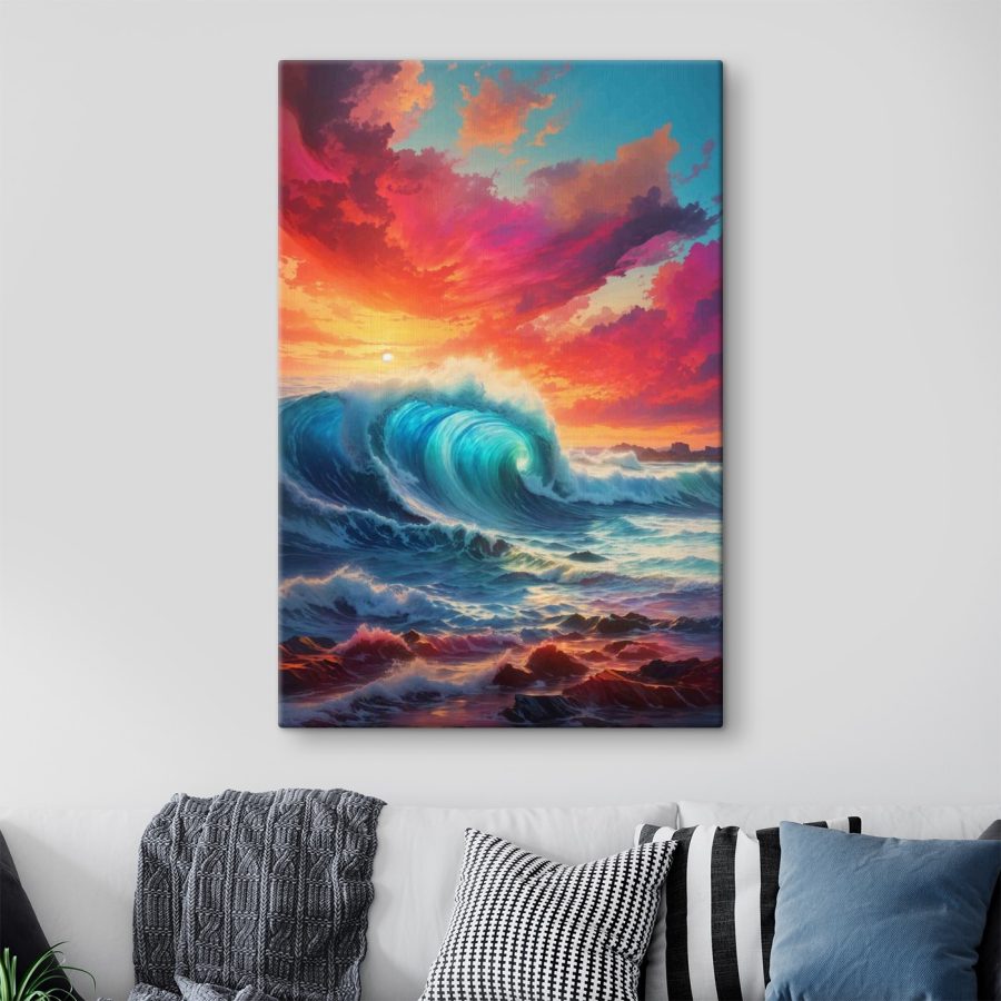 Große Welle im Ozean
