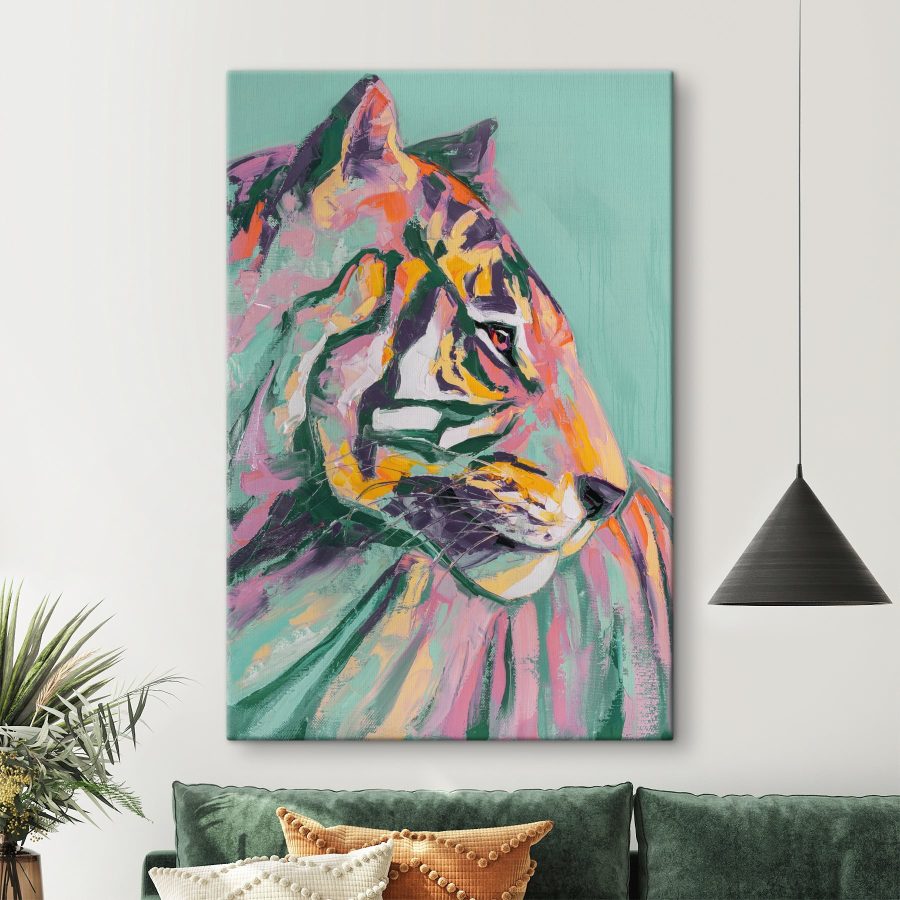 Gemälde eines Tigers Gemälde eines Tigers
