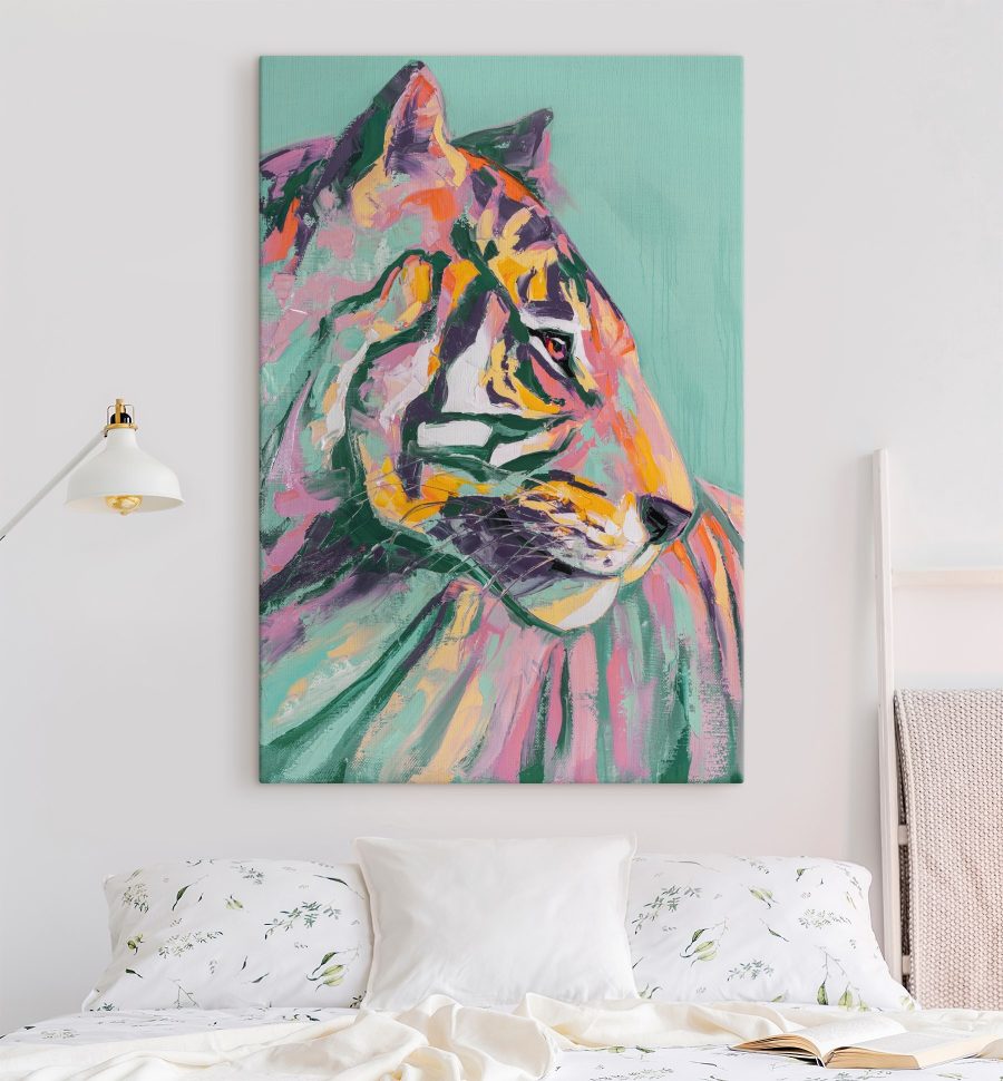 Gemälde eines Tigers Gemälde eines Tigers