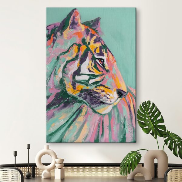 Gemälde eines Tigers Gemälde eines Tigers