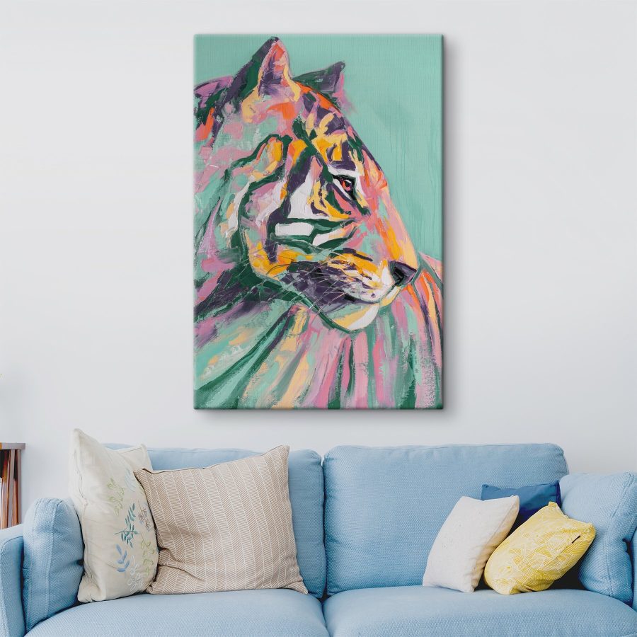Gemälde eines Tigers Gemälde eines Tigers
