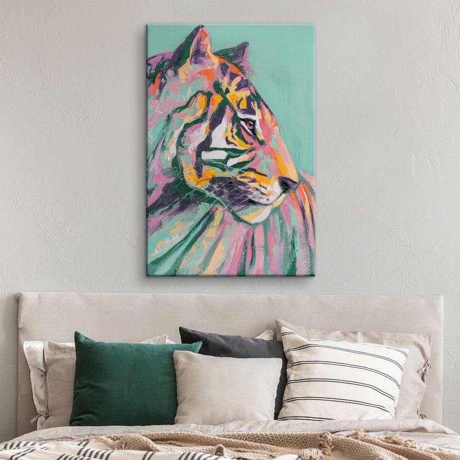 Gemälde eines Tigers Gemälde eines Tigers