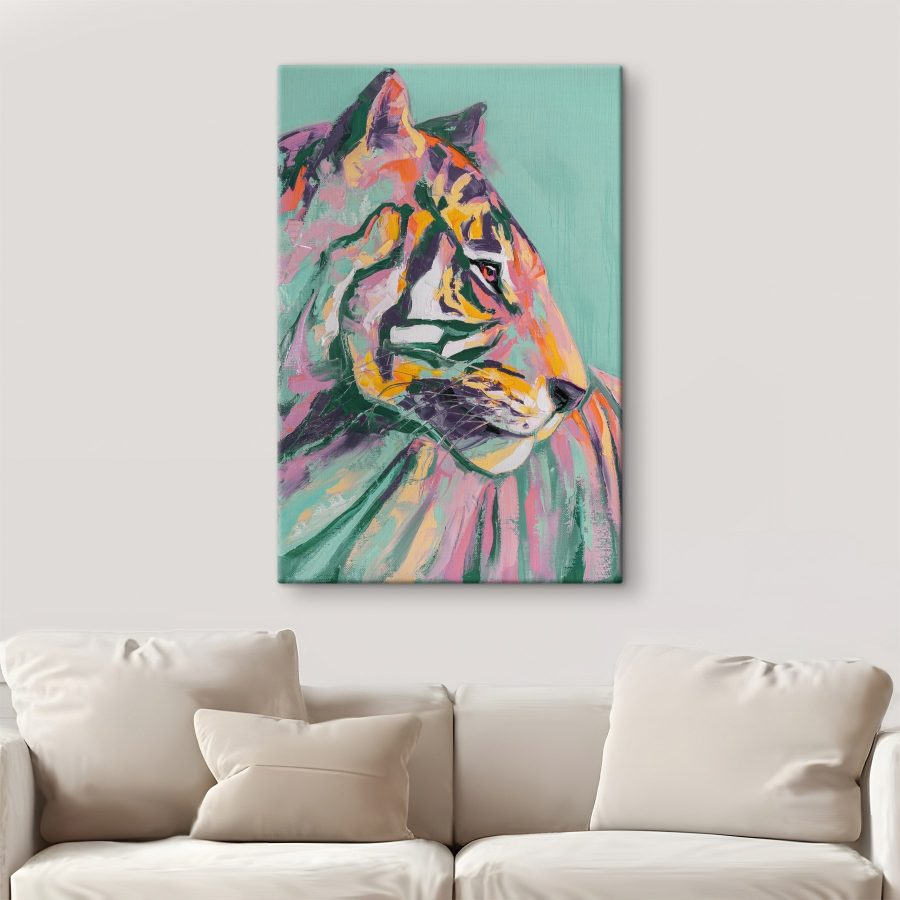 Gemälde eines Tigers Gemälde eines Tigers