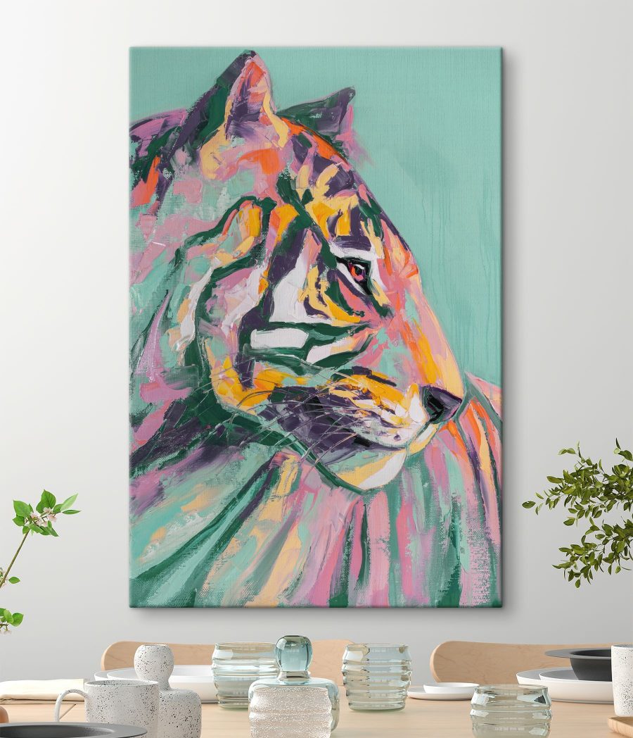 Gemälde eines Tigers Gemälde eines Tigers