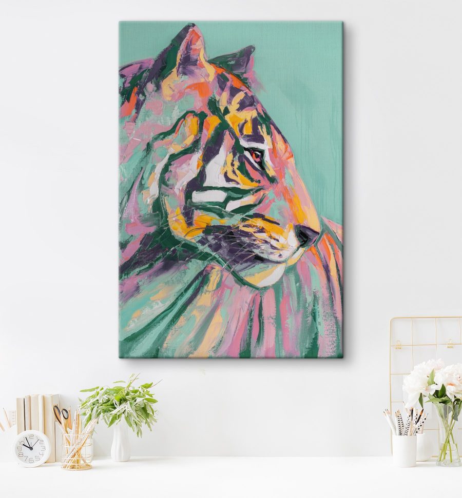Gemälde eines Tigers Gemälde eines Tigers