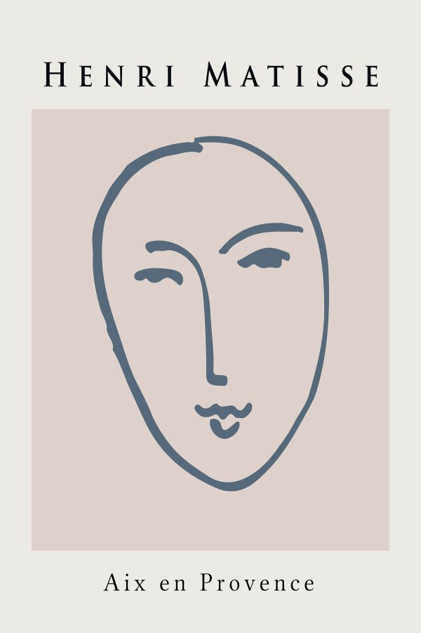 Zeichnung eines Gesichts Zeichnung eines Gesichts