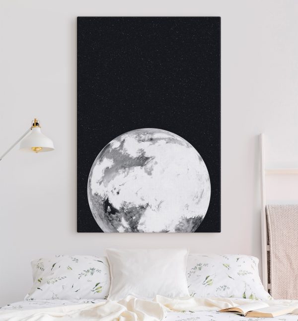 Planet im Weltraum mit Sternen Planet im Weltraum mit Sternen