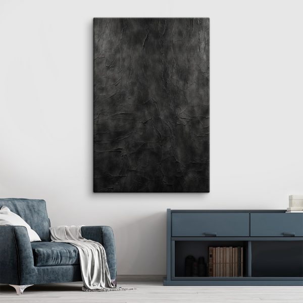 Schwarze Oberfläche mit Rissen Schwarze Oberfläche mit Rissen