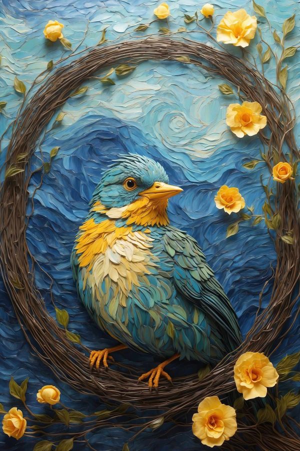 Vogel im Kranz Vogel im Kranz