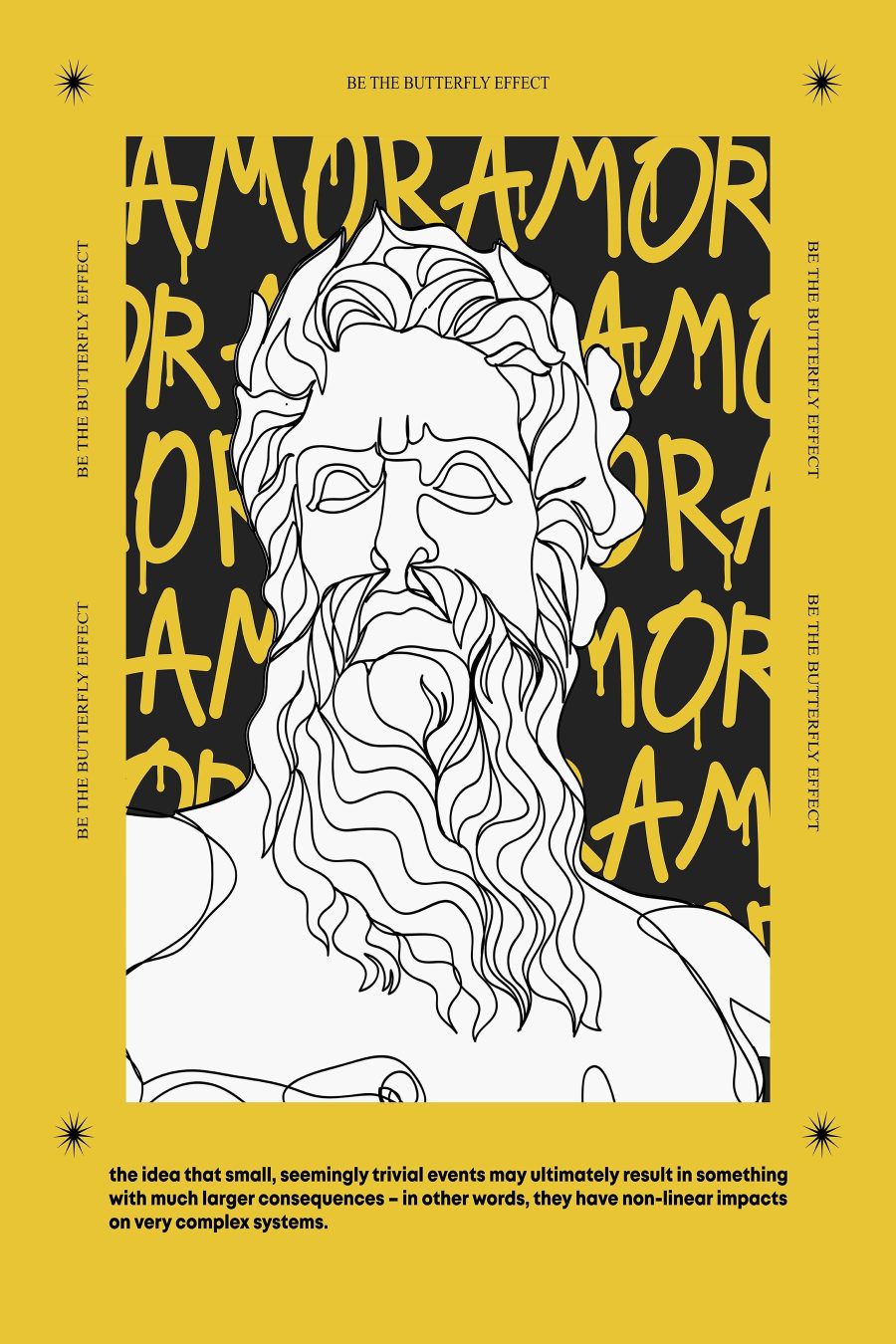 Poster mit dem Gesicht eines Mannes’ Poster mit dem Gesicht eines Mannes’