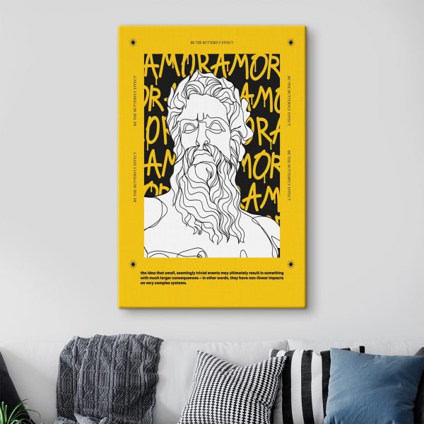 Poster mit dem Gesicht eines Mannes’ Poster mit dem Gesicht eines Mannes’