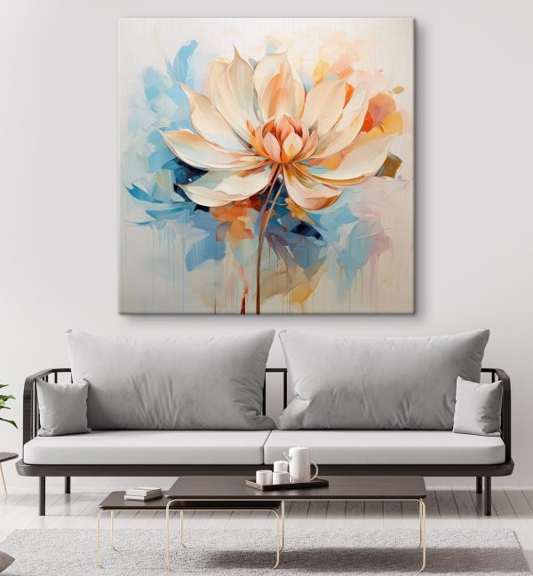 Gemälde einer Blume Gemälde einer Blume