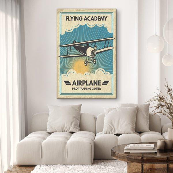 Poster eines Flugzeugs Poster eines Flugzeugs
