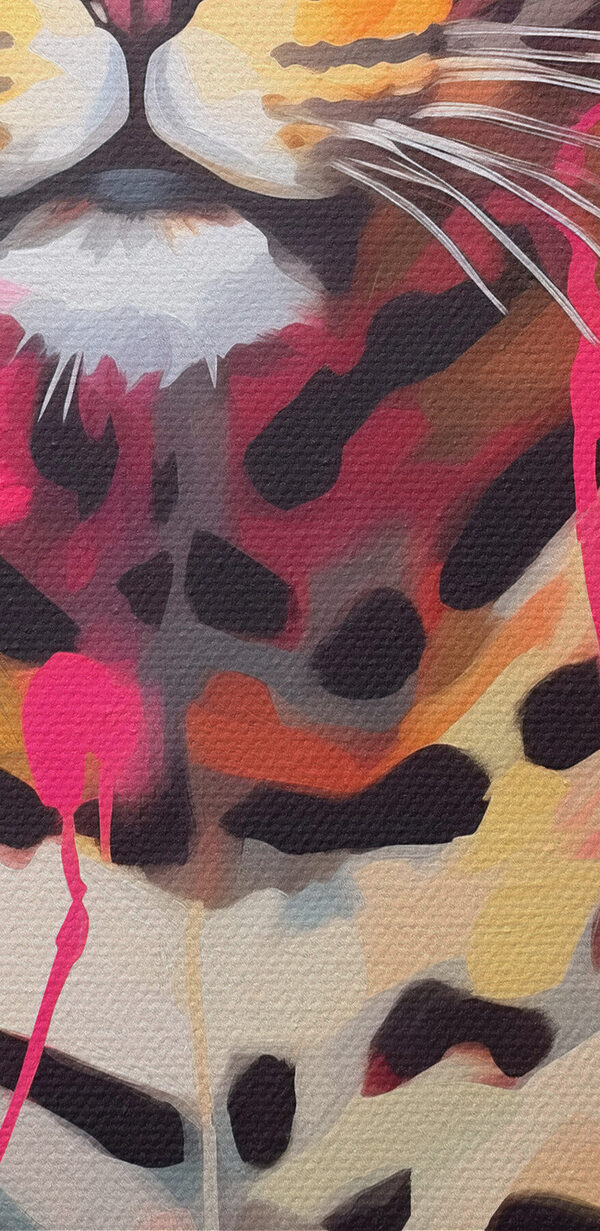 Gemälde eines Leoparden Gemälde eines Leoparden