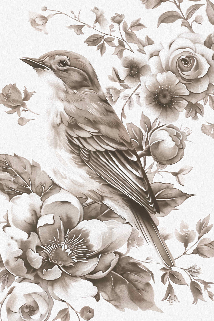 Vogel auf einer Blume