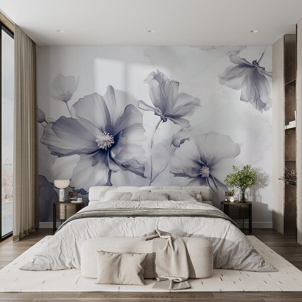 Gruppe von Blumen auf einem weißen Hintergrund Gruppe von Blumen auf einem weißen Hintergrund