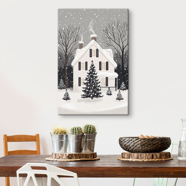Haus mit Baum vor dem Haus Haus mit Baum vor dem Haus
