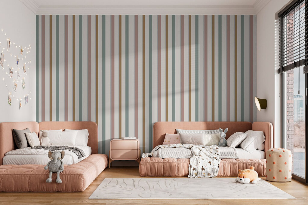 Abstract stripes in soft pastel tones Abstract stripes in soft pastel tones