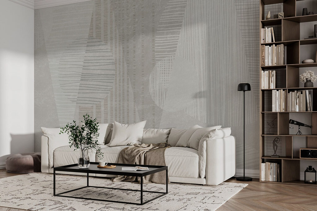 Abstract patterns in soft hues