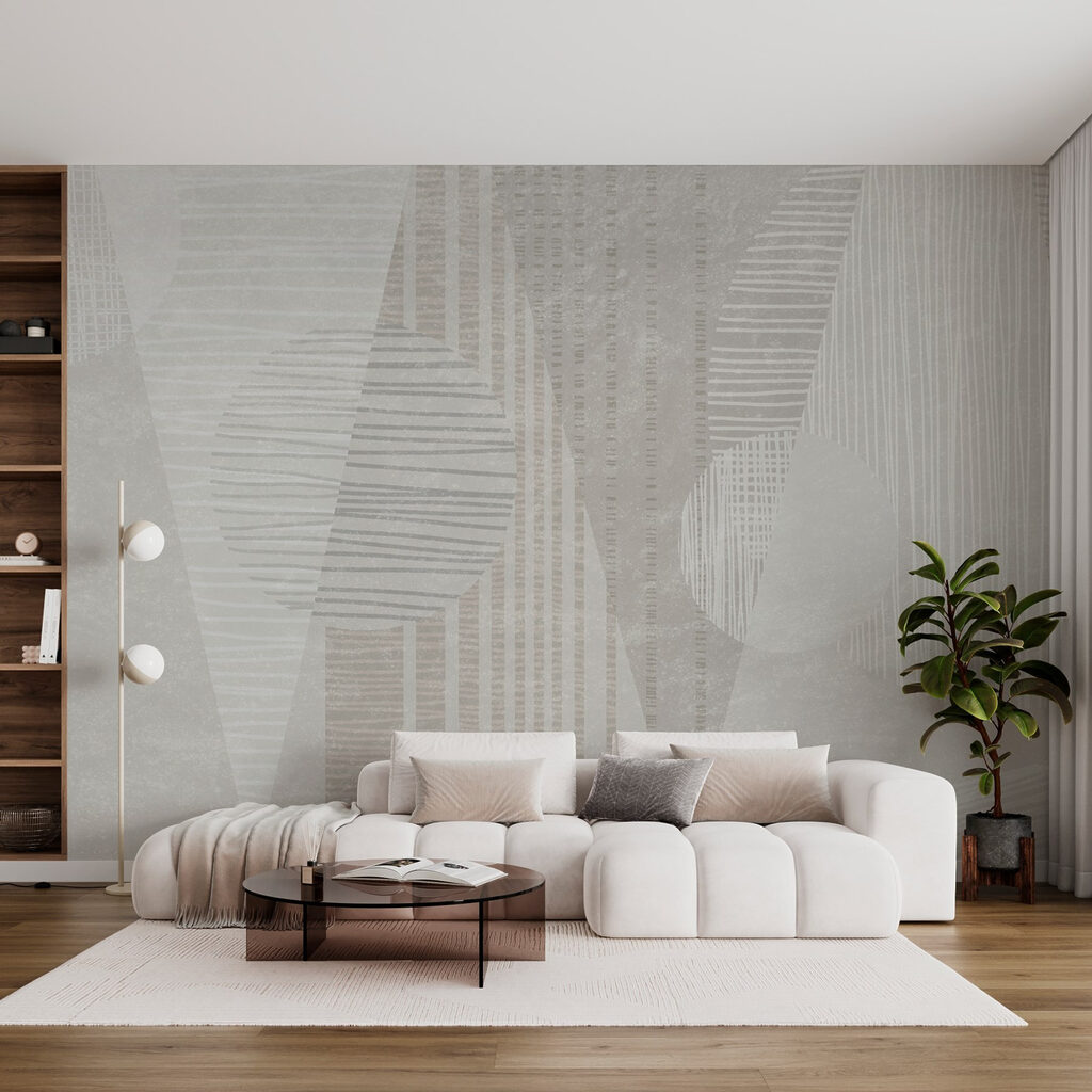Abstract patterns in soft hues