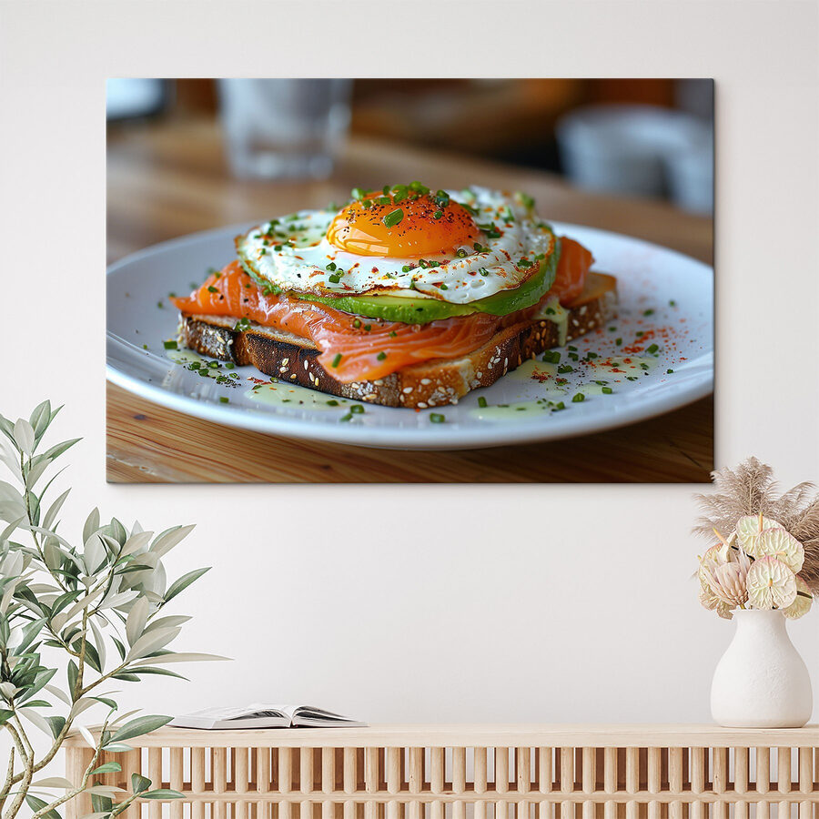 Wandbilder Teller mit Essen darauf – Bild 2