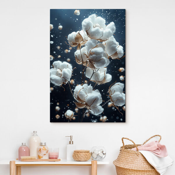 Cotton blossoms in soft motion Cotton blossoms in soft motion