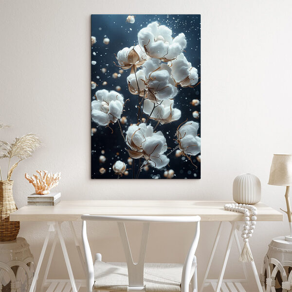 Cotton blossoms in soft motion Cotton blossoms in soft motion