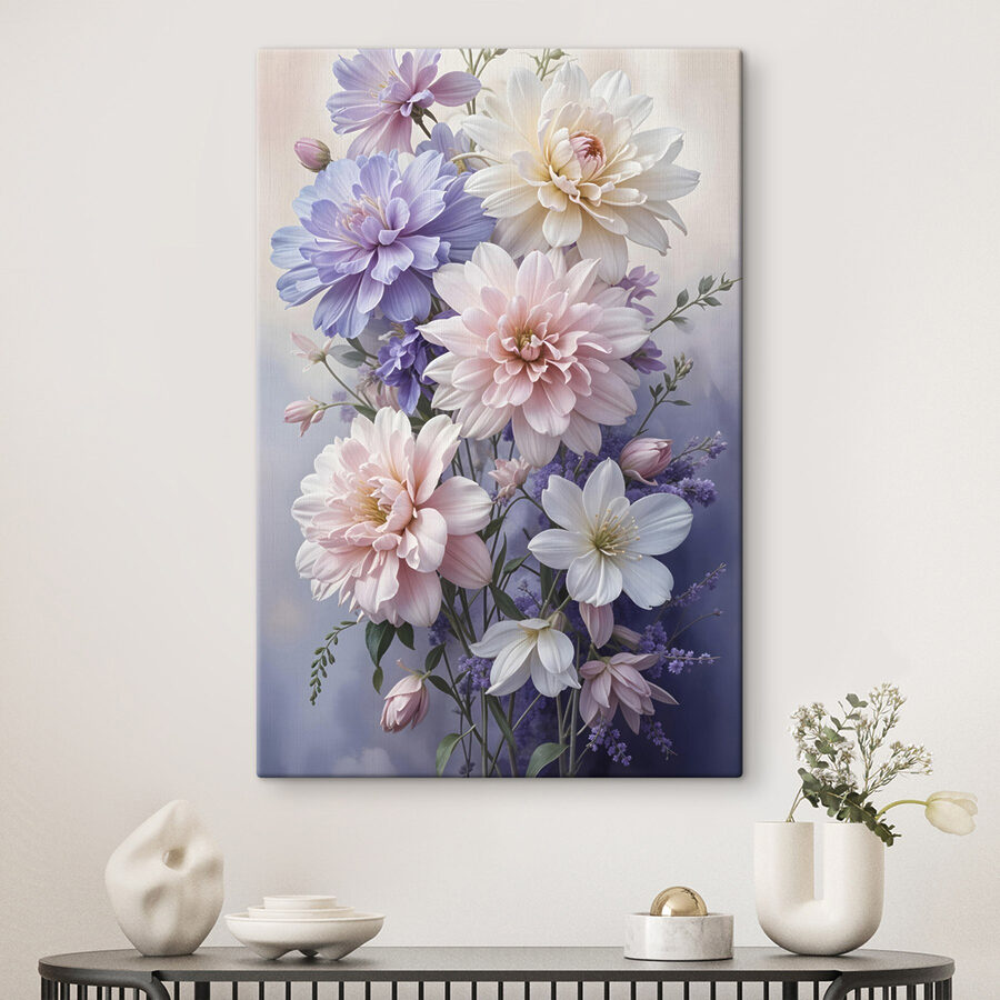 Gruppe von Blumen in einer Vase