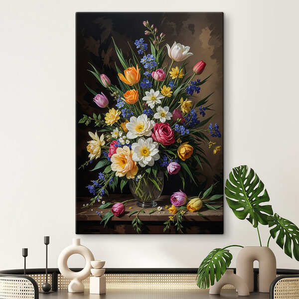 Vase mit Blumen Vase mit Blumen