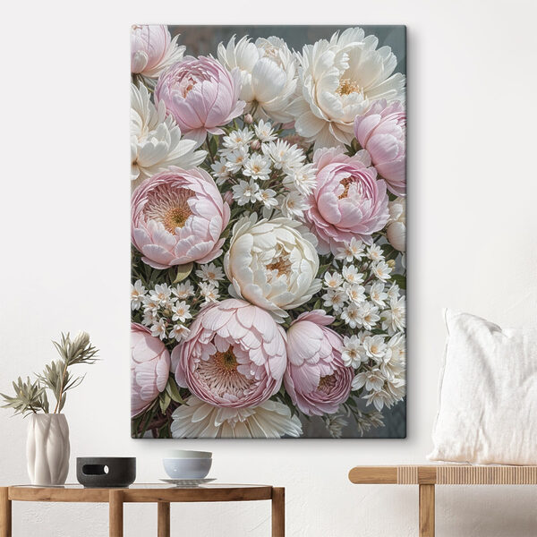Gruppe von Blumen in einem Strauß Gruppe von Blumen in einem Strauß