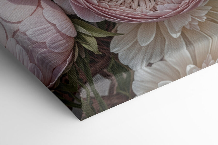 Gruppe von Blumen in einem Strauß
