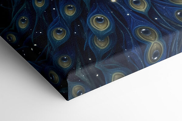 Majestätischer Pfau in kosmischer Pracht Majestätischer Pfau in kosmischer Pracht