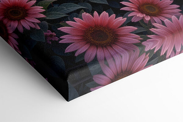 Tal mit Blumen und einem Fluss Tal mit Blumen und einem Fluss