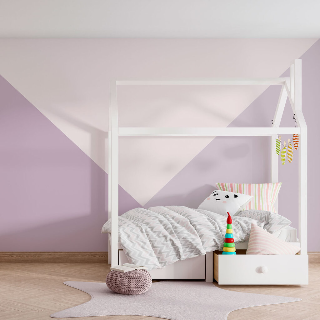Purple and white triangle Purple and white triangle